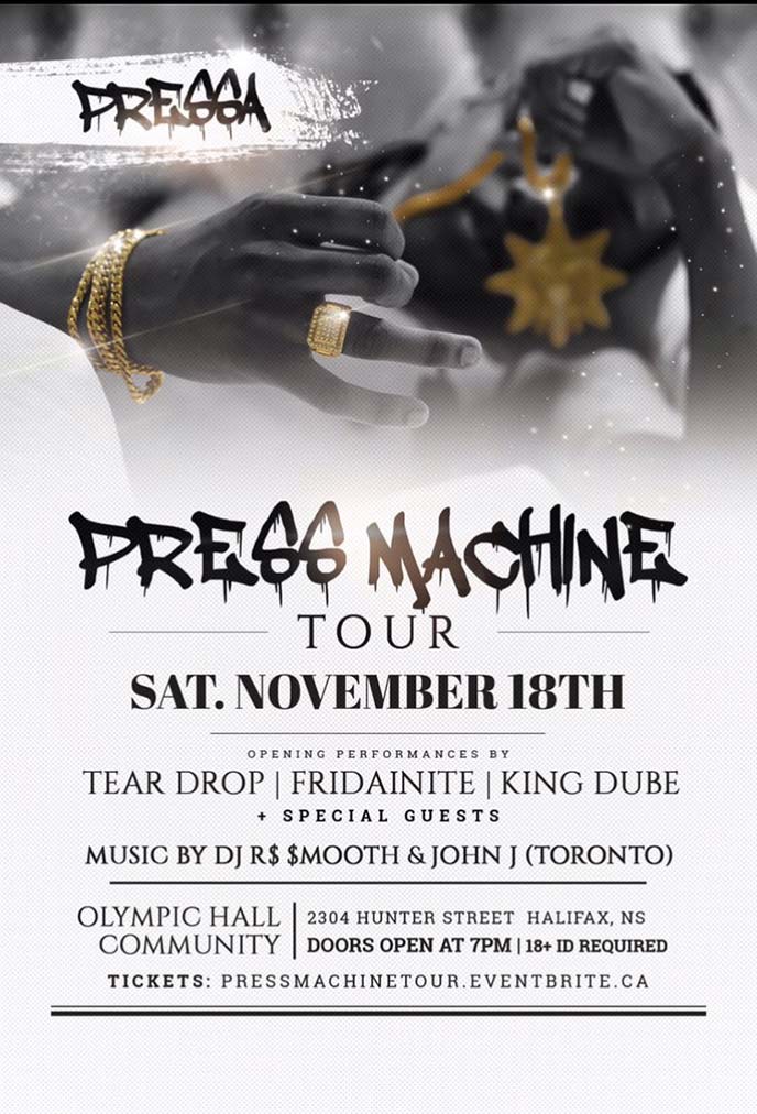 Pressa in Halifax - BFR rapper reaches the East Coast on Nov. 18