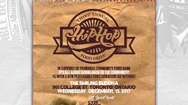 3rd Annual Hip-Hop Food Drive is Dec. 13 with EverythingOShauN, CVSS & more