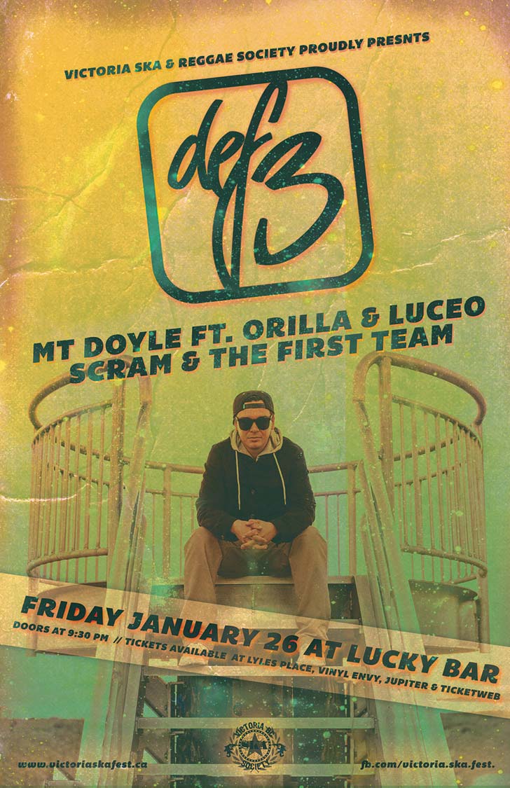 Def3 to headline at Victoria's Lucky Bar on Jan. 26