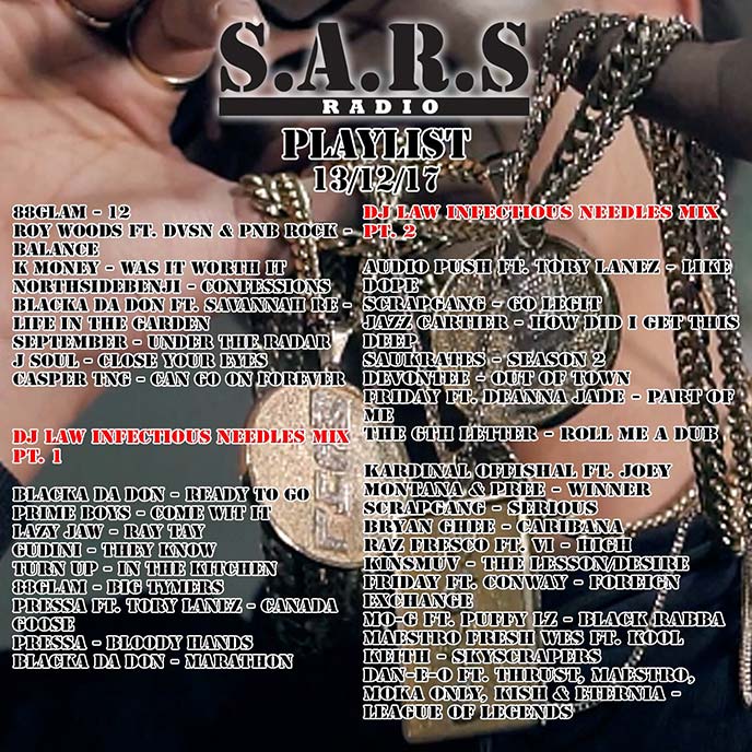 SARS Radio (with TRA & DJ Law): Episode 110