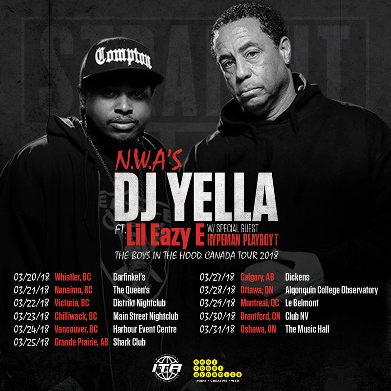 DJ Yella to bring Boys In The Hood Tour to Canada with Lil Eazy-E
