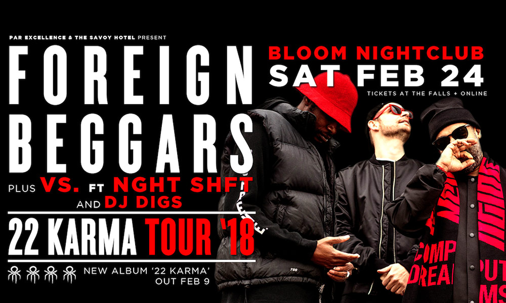 UK trio Foreign Beggars to perform 2 shows in BC: Feb. 23 & 24