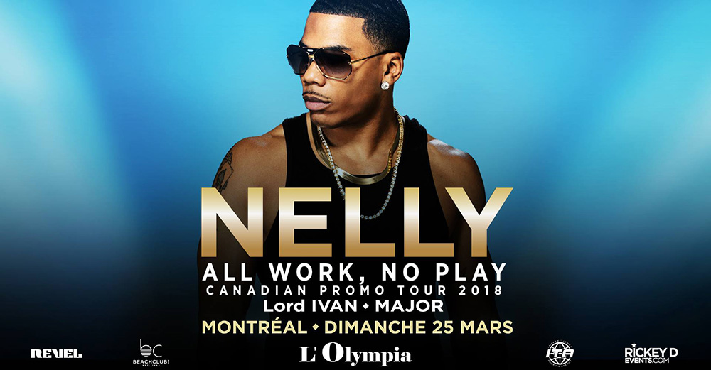 Nelly tour continues through Canada; Montreal on Mar. 25 HipHopCanada