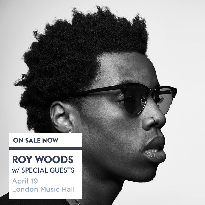 Roy Woods is live at London Music Hall on Apr. 19; Win tickets