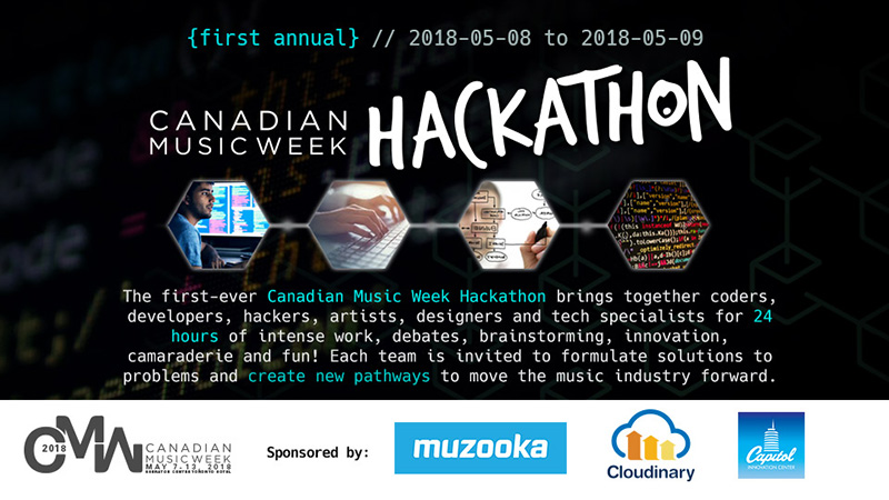 Announcing the first annual Canadian Music Week Hackathon