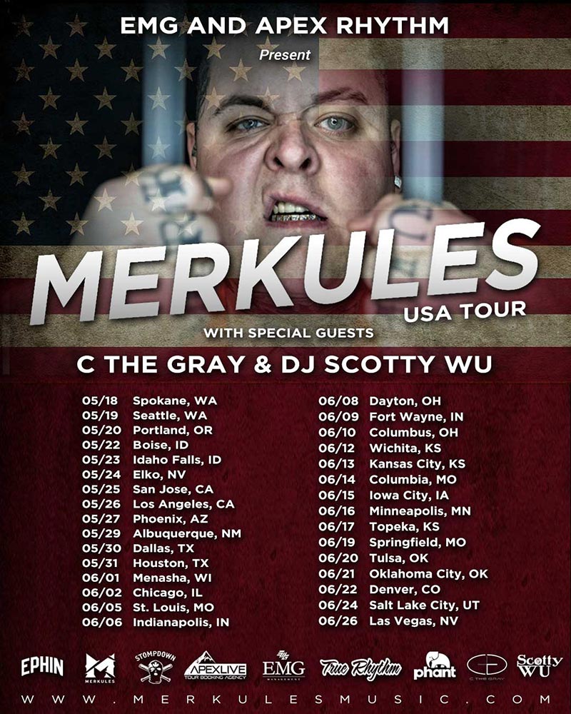 Merkules puts on for Canada at Sway's Universe; kicks-off 32 US tour