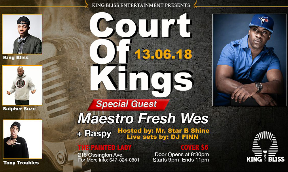 June 13: Court of Kings to feature King Bliss, Saipher Soze and more