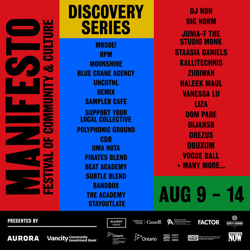 Manifesto Festival announces line-up for 2018 Discovery Series