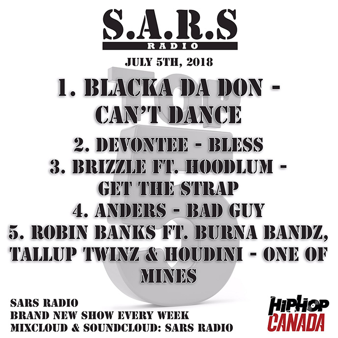SARS Radio: Blacka Da Don retains the No. 1 spot with new single