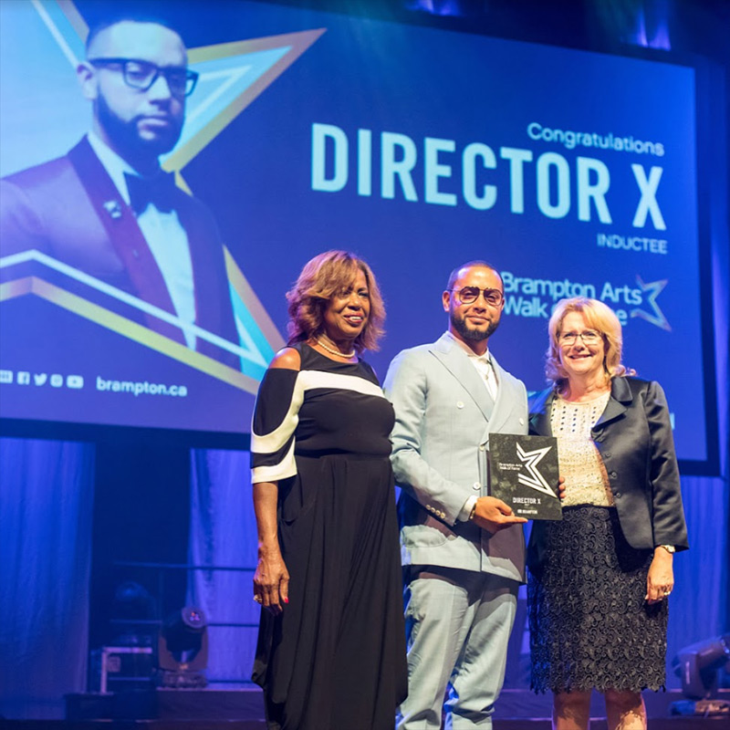 Director X inducted to Brampton Arts Walk of Fame