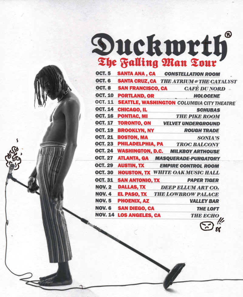 Tonight: Duckwrth is live in Toronto with Deem Spencer