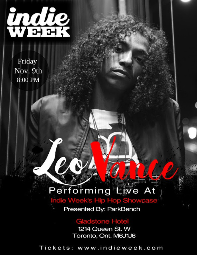 Nov. 9: Toronto talent Leo Vance set to perform at Indie Music Week