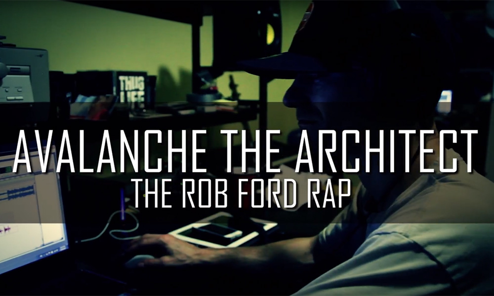 Toronto artist Avalanche the Architect drops The Rob Ford Rap video