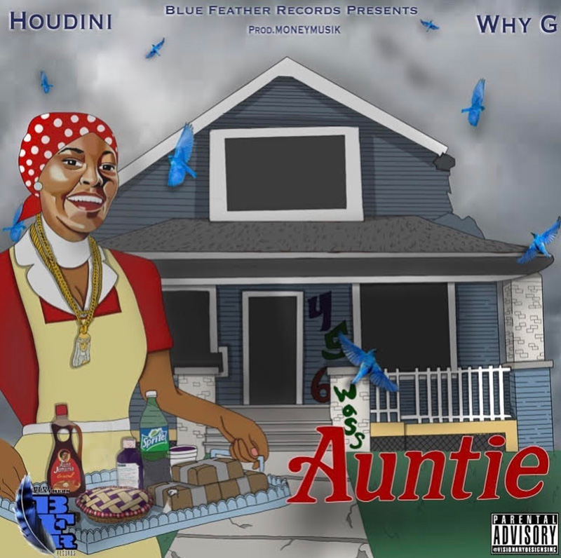 Artwork for the next Why-G single Auntie