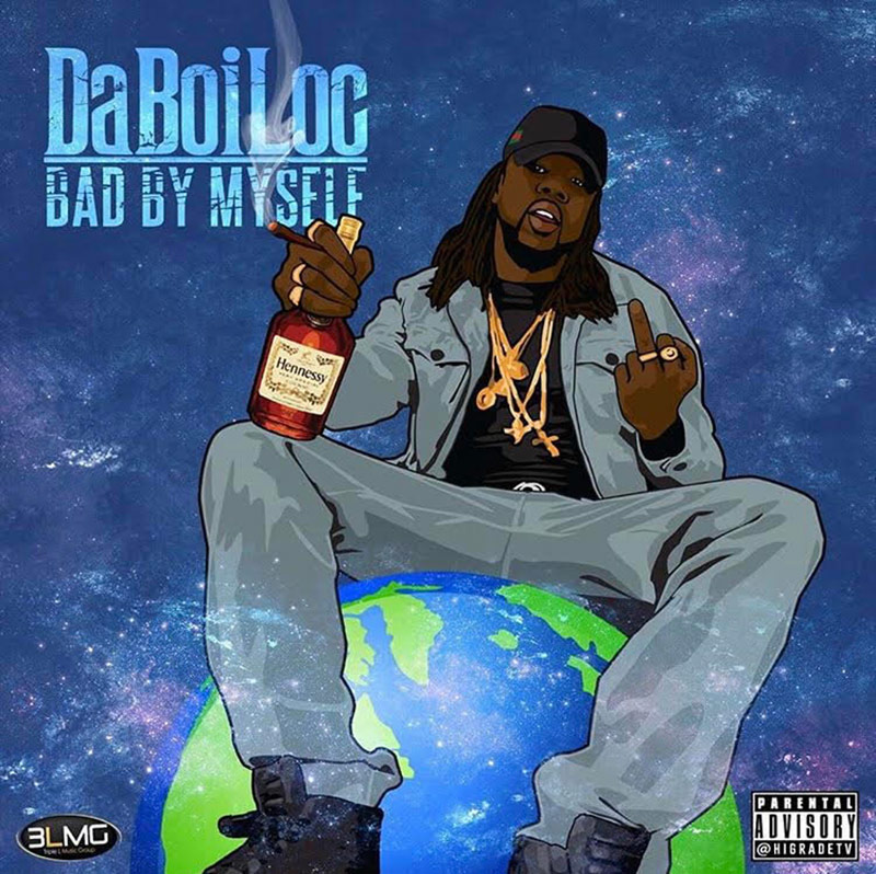 Artwork for Bad By Myself EP by Ottawa rapper DaBoiLoc