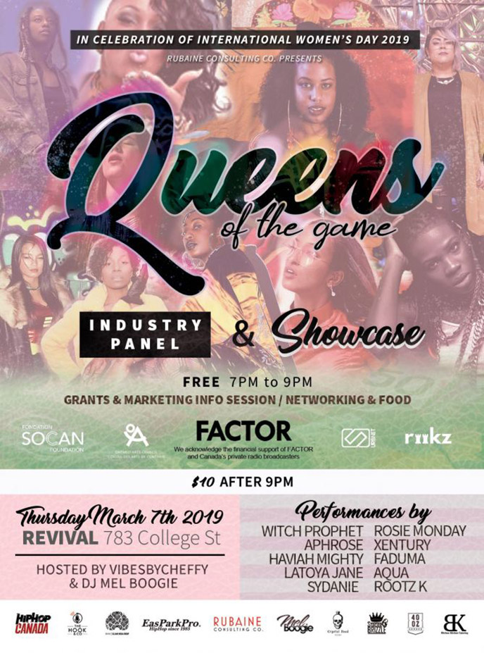 Queens of the Game to celebrate International Womens Day with panel and showcase