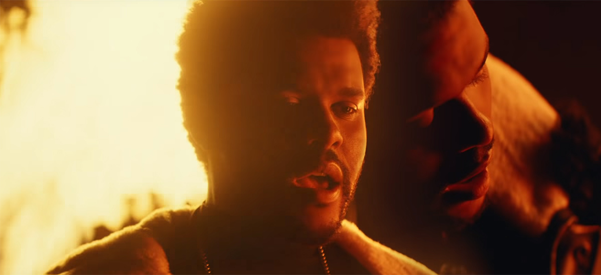 The Weeknd in the Power Is Power video off the Game of Thrones soundtrack