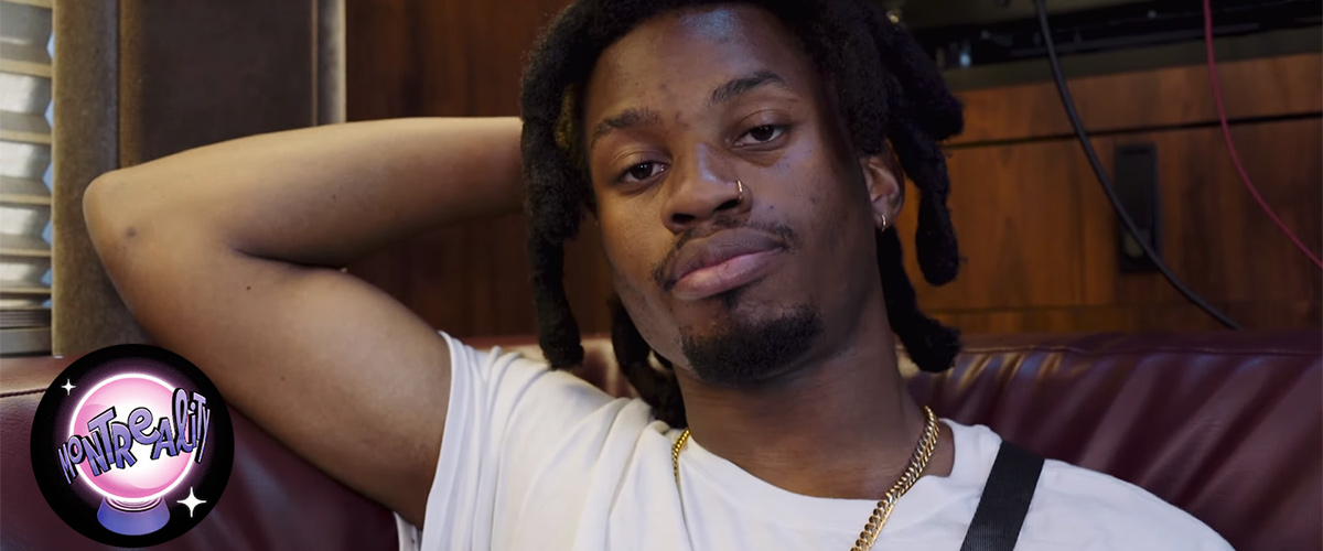 Screenshot from the new Denzel Curry freestyle video released by Montreality.