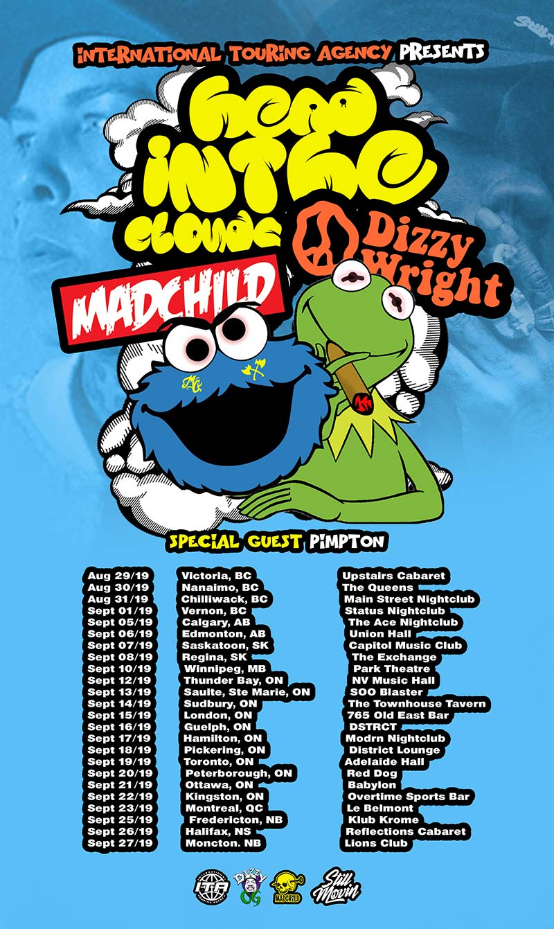 Madchild hits the road with Dizzy Wright on Aug. 29 for 24-city Canadian tour; releases Brainstorm video