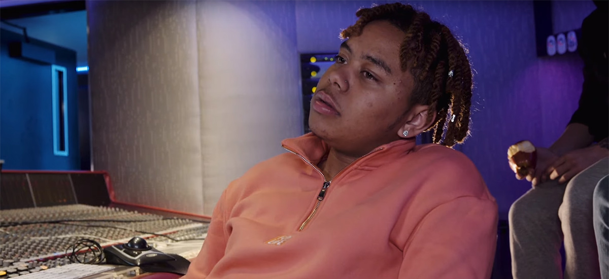A screenshot of the new YBN Cordae video interview with Montreality.