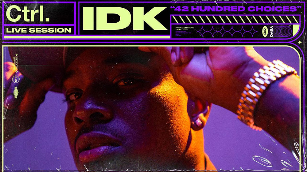Vevo presents live performances by IDK for Ctrl series