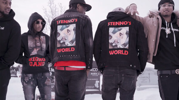 Budding artist Tizzy Stackz pays homage to Stenno with Rainstorm video