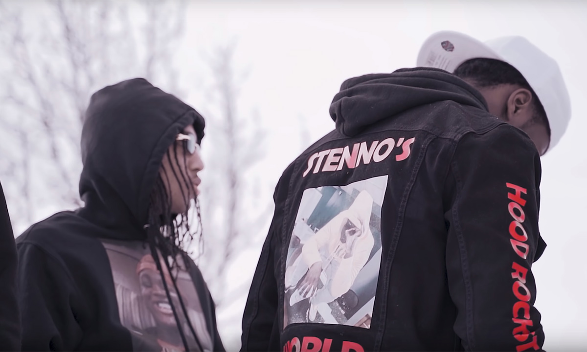 Budding artist Tizzy Stackz pays homage to Stenno with Rainstorm video