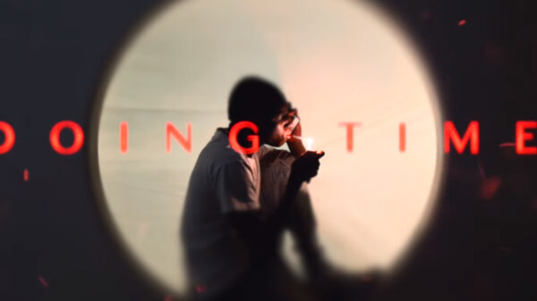 Lil Berete in the Doing Time music video