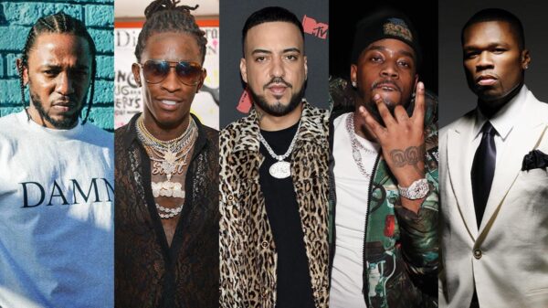Kendrick Lamar, Young Thug, French Montana, Fivio Foreign and 50 Cent