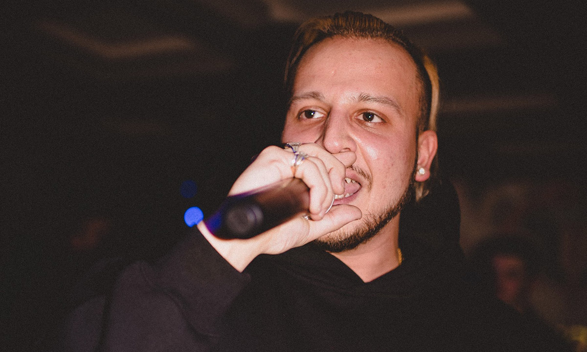 Kresnt, pictured here holding a mic, is promoting a new single titled Everybody Knows