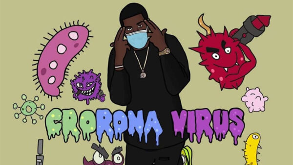 Why G on artwork for Crorona Virus