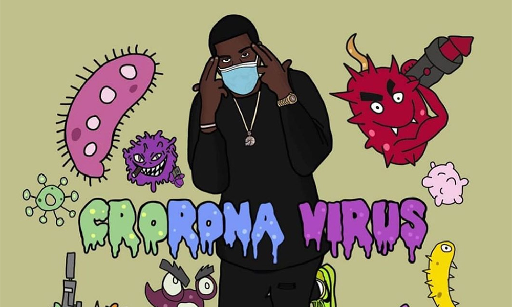 Why G on artwork for Crorona Virus