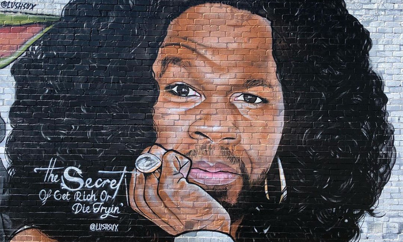 The 50 Cent Paintings: Shade from artist Lushsux or strategic campaign?