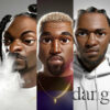 Alex Alvardo designs of Ice Cube, Snoop Dogg, Kanye West, Kendrick Lamar, Tupac Shakur