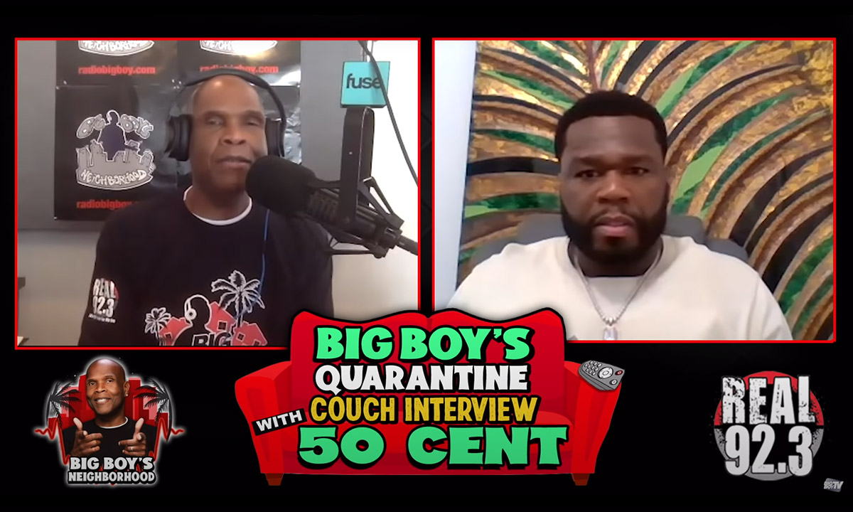 Big Boy and 50 Cent on the Quarantine Couch