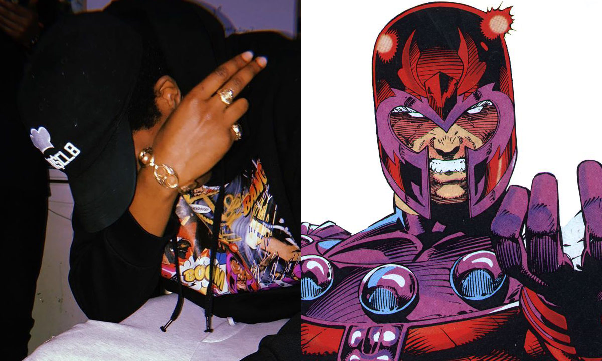 Raz Fresco and comic book character Magneto