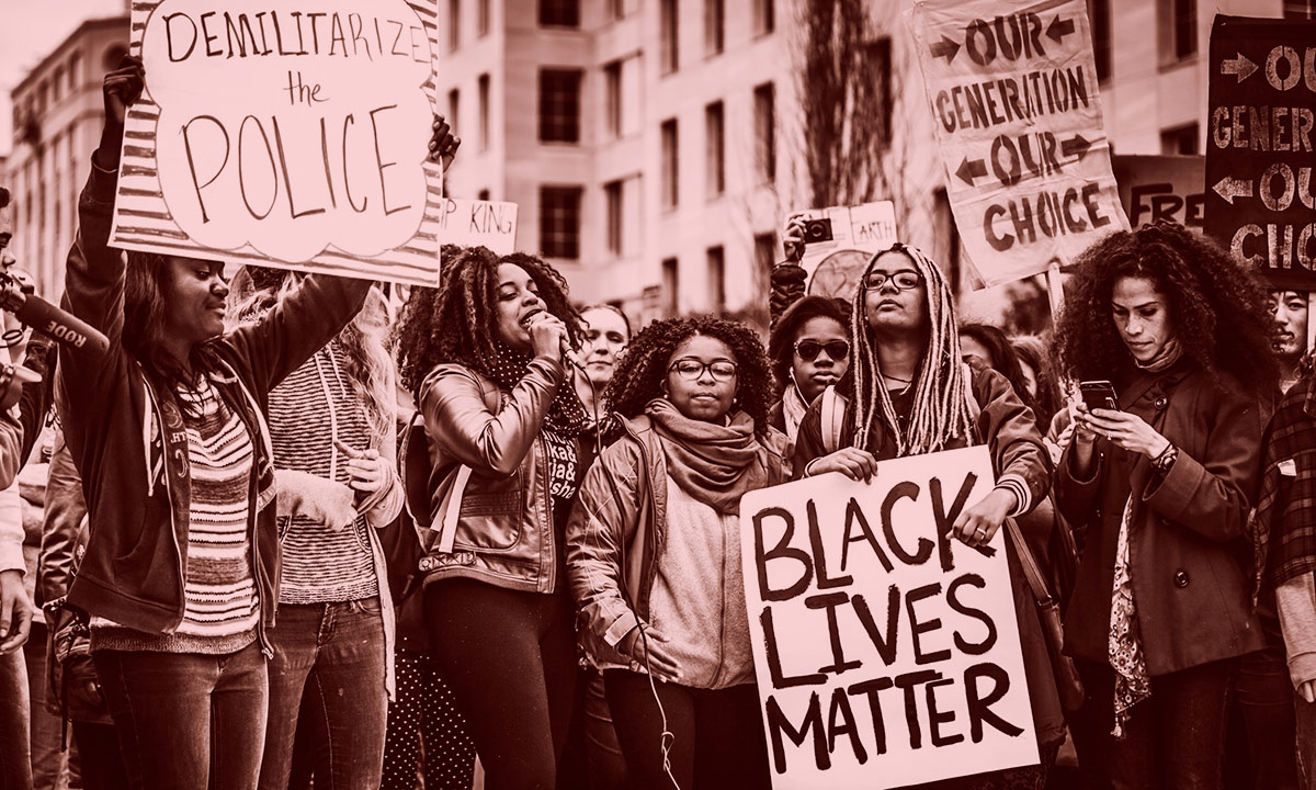 A Black Lives Matter protest (Photo: Johnny Silvercloud)