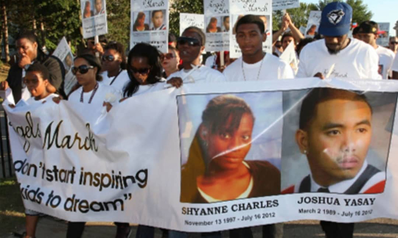 Angels March for Joshua and Shyanne