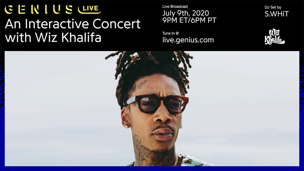 Promo for Wiz Khalifa on Genius Live