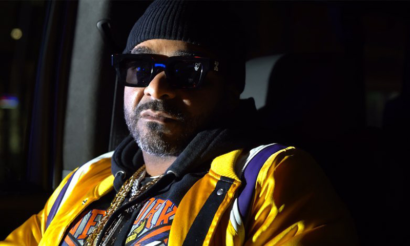 Jim Jones shooting scenes from Fell