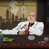 Scene from the Apply Pressure video