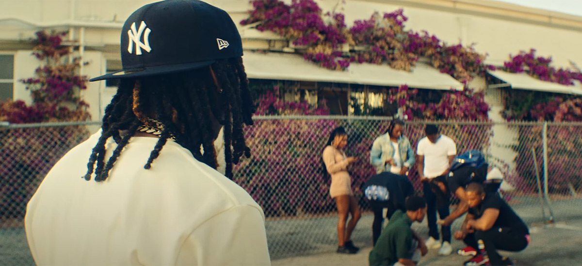 Scene from the Waynes Story video