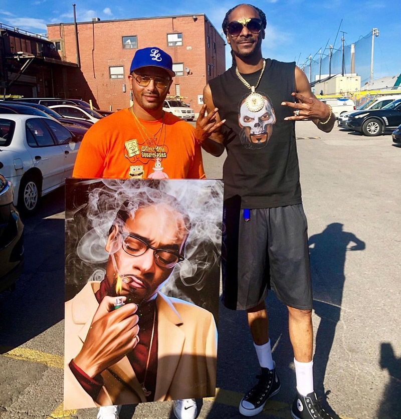 Amer SM and Snoop Dogg