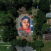 A mural depicting Breonna Taylor is seen being painted at Chambers Park on July 5, 2020 in Annapolis, Maryland. (Patrick Smith/Getty Images)