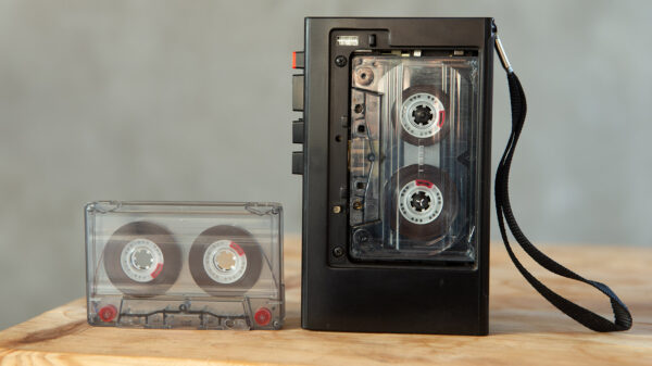 Cassette tape and a tape recorder (Photo: Shutterstock)
