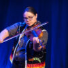 Anishinaabe musician Melody McKiver. plays at the Bus Stop Theatre in Halifax, May 2018. (Steve Louie/Flickr), CC BY-NC-ND
