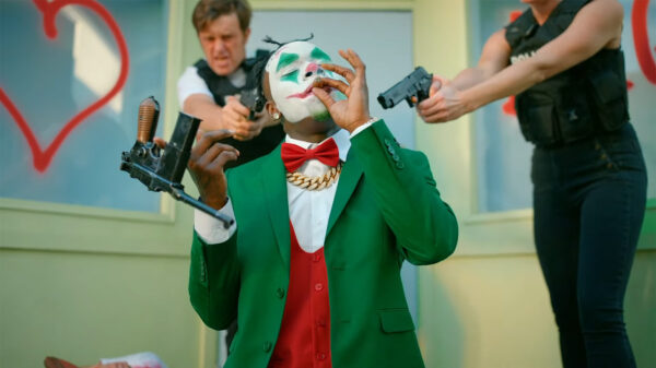 DaBaby cosplaying as The Joker in his new video Lonely