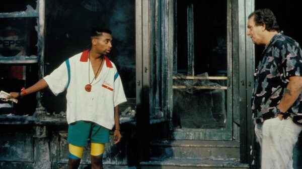 Spike Lee and Danny Aiello in Do The Right Thing
