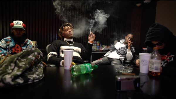 Juice WRLD in the video for Burn