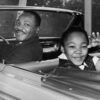 Martin Luther King Jr. waves with his children, Yolanda and Martin Luther III (Photo: Hulton Archive/Getty Images)